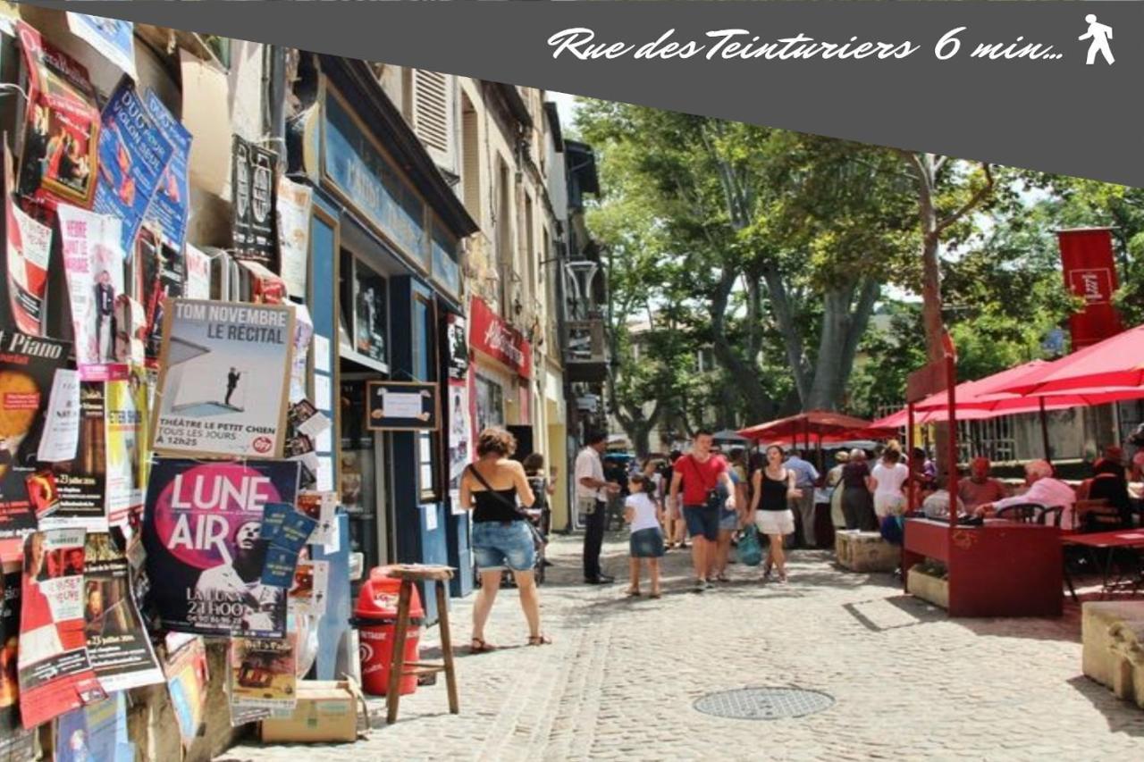 Le Chapeau Rouge Au Coeur Du Centre Historique Aviñón Exterior foto